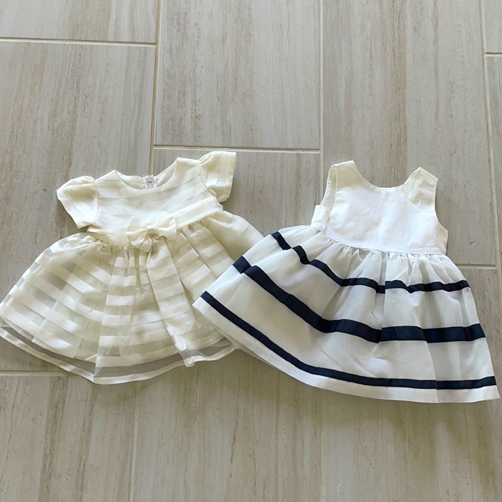 Jacadi and Macys Striped Dresses